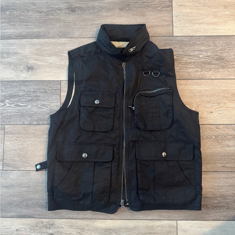 Banana Republic Men's Dark Vest with Pockets